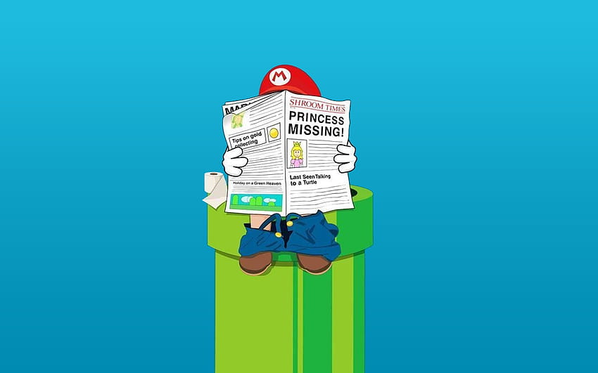 Funny Mario, super funny HD wallpaper