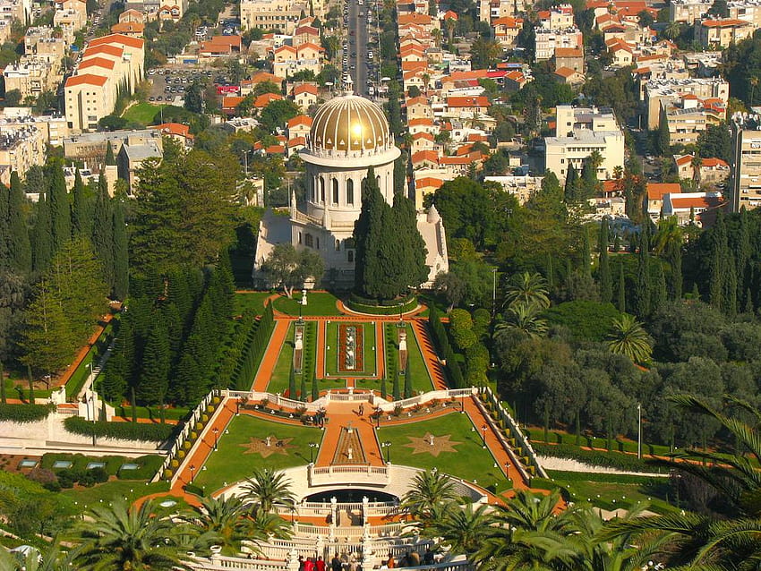 Bahá'í Gardens, bahai HD wallpaper