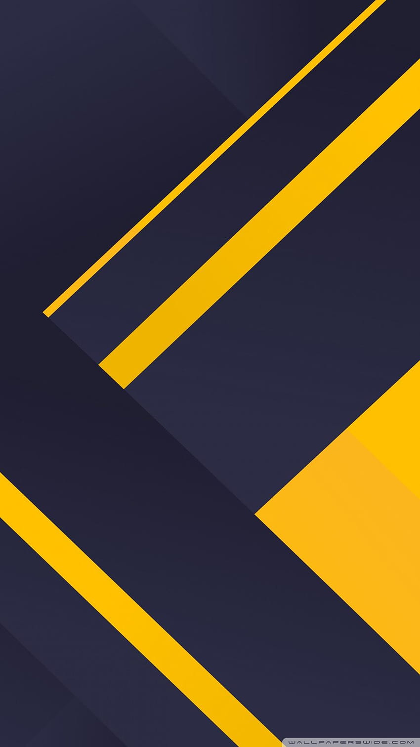 Navy Blue and Yellow Shapes ❤ for Ultra, yellow and blue HD phone wallpaper