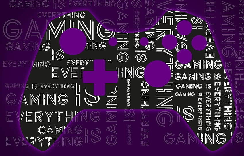 Purple, Gaming, Controller, XBOX , section разное, gaming controller HD wallpaper