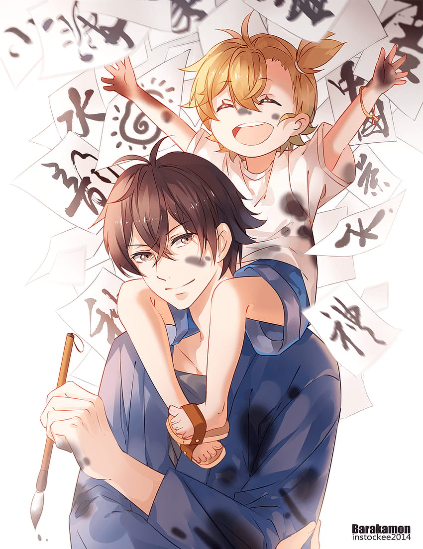 Naru & Handa, barakamon Fond d'écran de téléphone HD