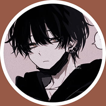 ✰﹕Boys Dark Icon  Dark anime guys, Dark boys, Black hair boy