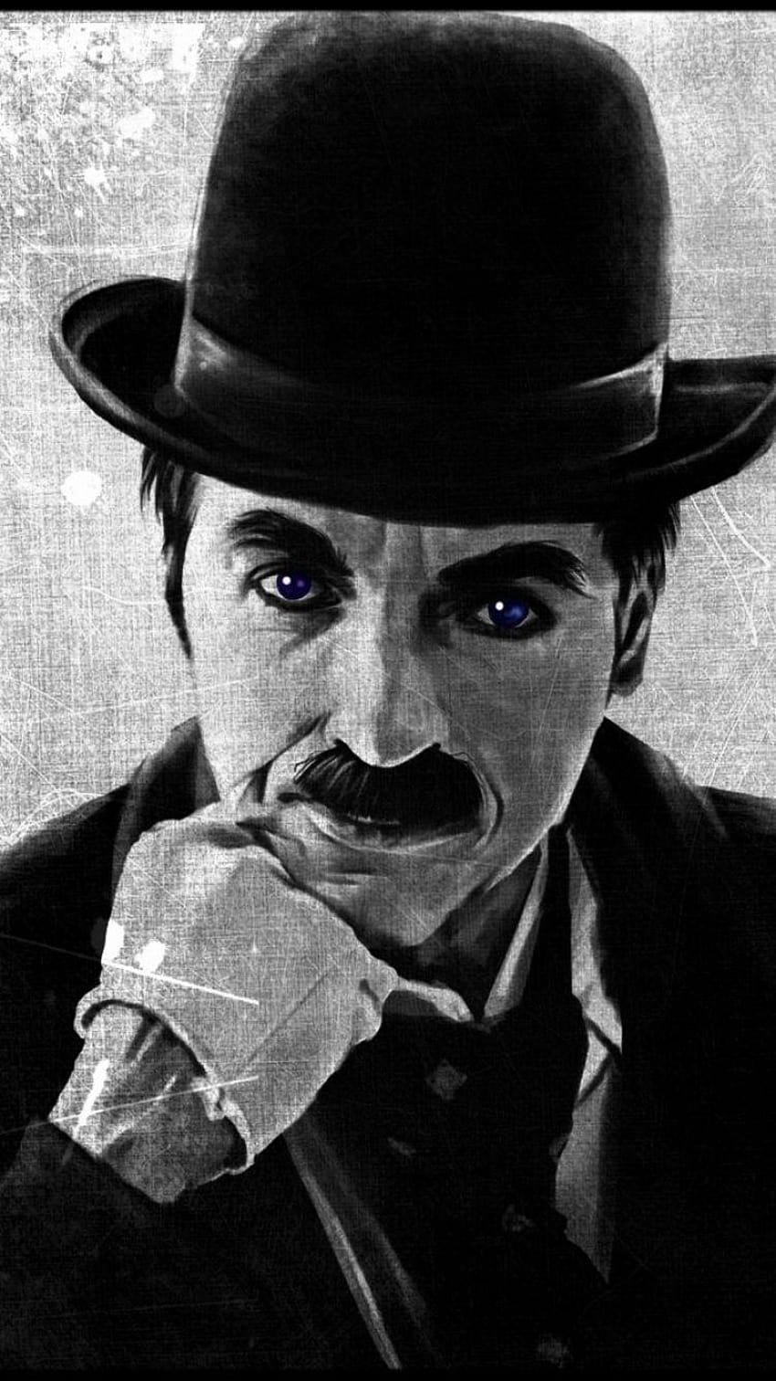 ancha de Charlie Chaplin, alta resolución de charlie chaplin fondo de pantalla del teléfono