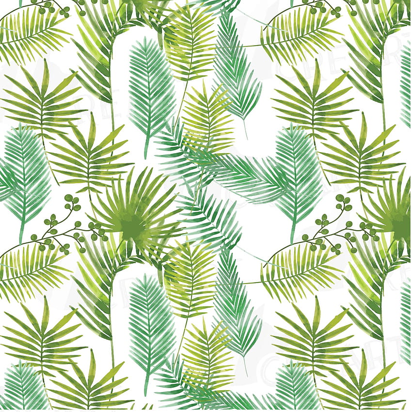 Palm leaf pattern, Tropical leaves digi, tropical background HD phone wallpaper