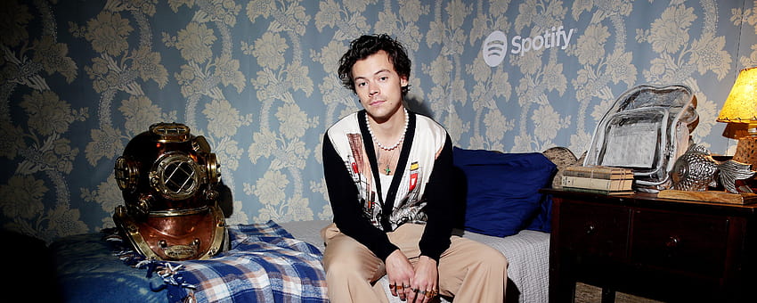 Harry Styles Wore a Very Ruffled Dress for “The Guardian Weekend, harry styles pc HD wallpaper