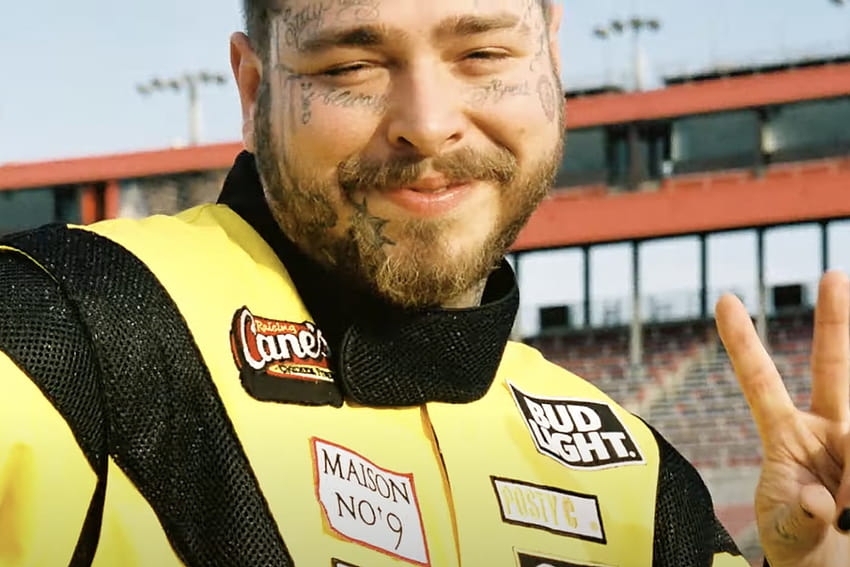 Post Malone hits the racetrack for “Motley Crew” visual, post malone motley crew HD wallpaper