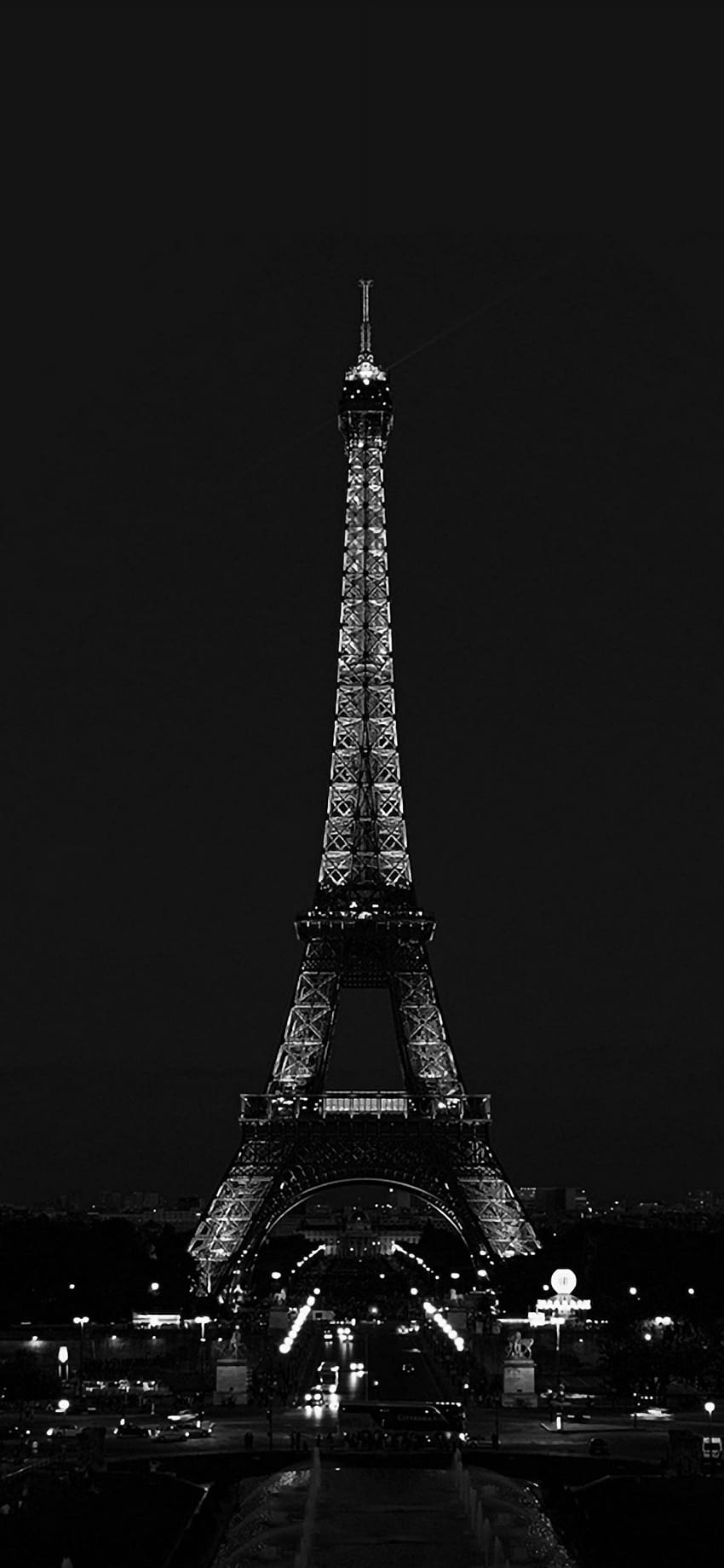 Parigi Notte Francia Città Scuro Torre Eiffel iPhone, ragazza parigi Sfondo del telefono HD