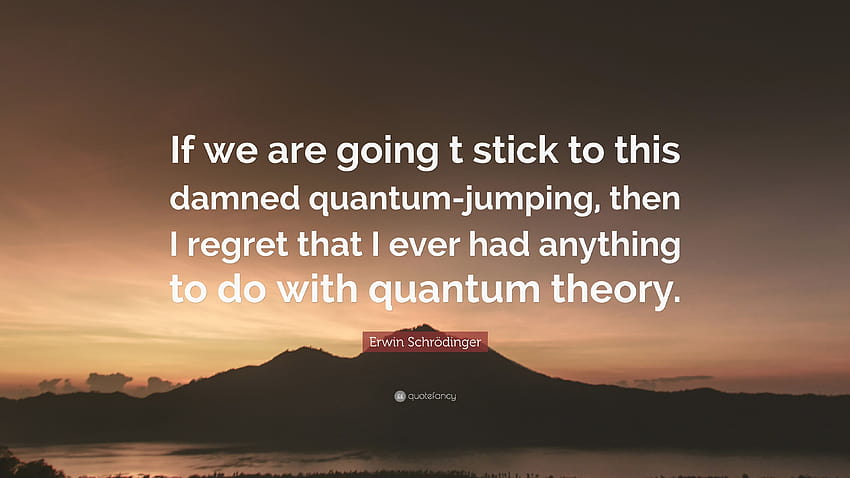 damned quantum, erwin schrodinger HD wallpaper