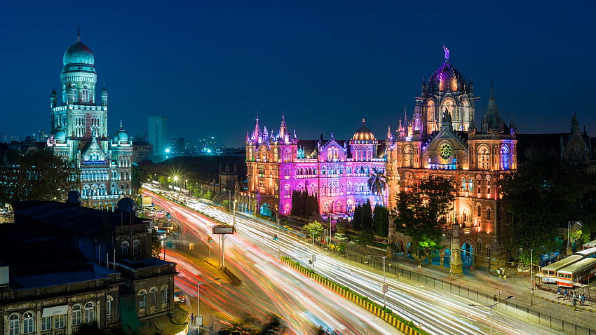 Mumbai City, mumbai night HD wallpaper