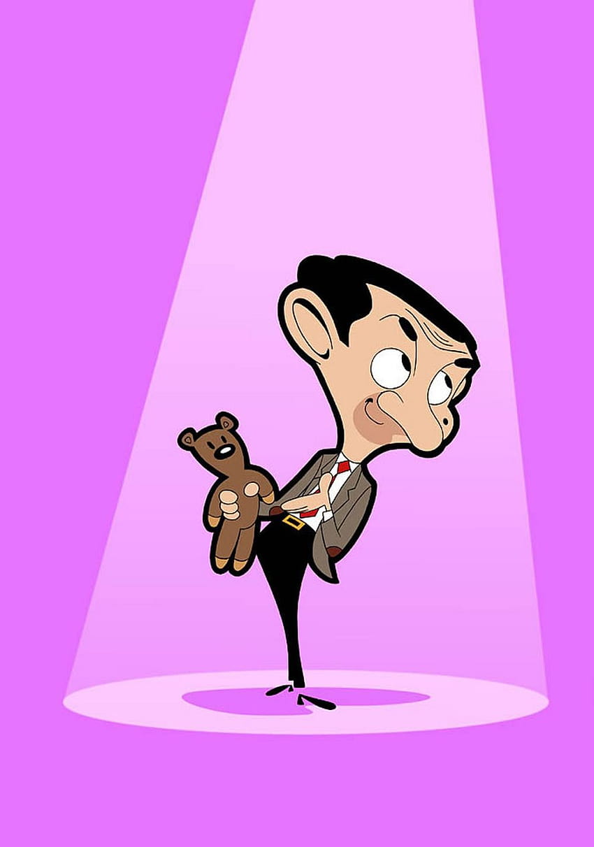Mr. Bean-Cartoon HD-Handy-Hintergrundbild
