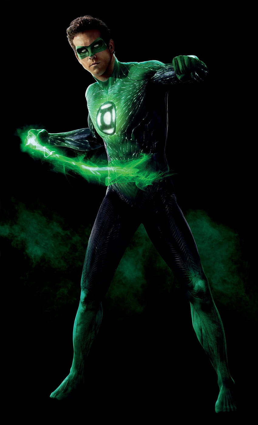 Full Costume Of Ryan Reynolds As Green Lantern HD phone wallpaper