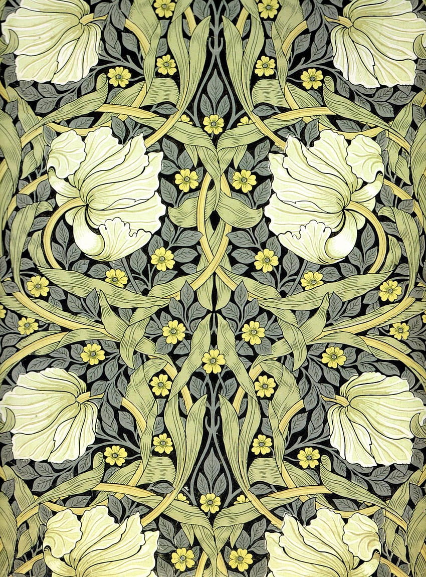 Blumenbeet für die Tochter des Müllers: Symmetrische Kunst HD-Handy-Hintergrundbild