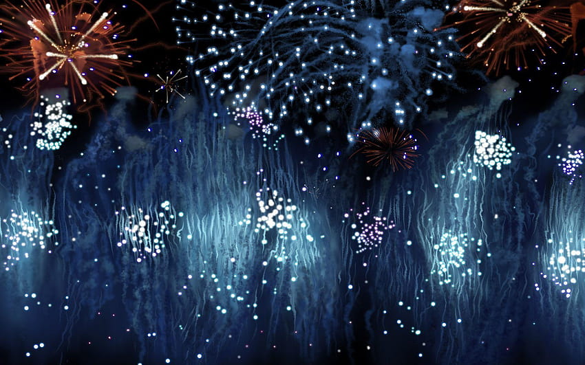 Firework, new year firecracker HD wallpaper