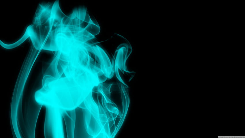 Neon Turquoise, black and teal HD wallpaper