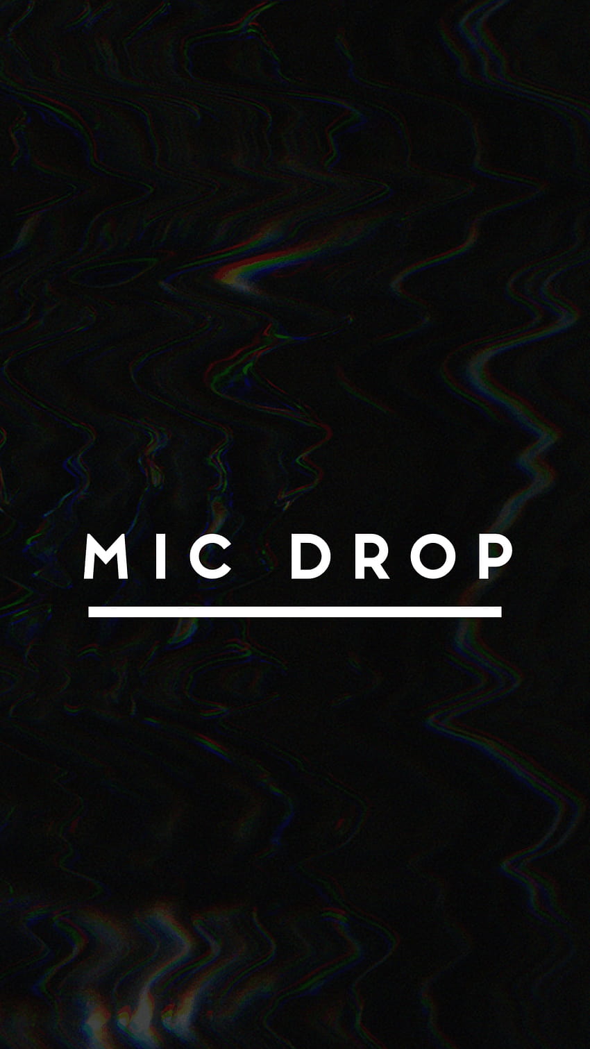 mic drop bts HD phone wallpaper