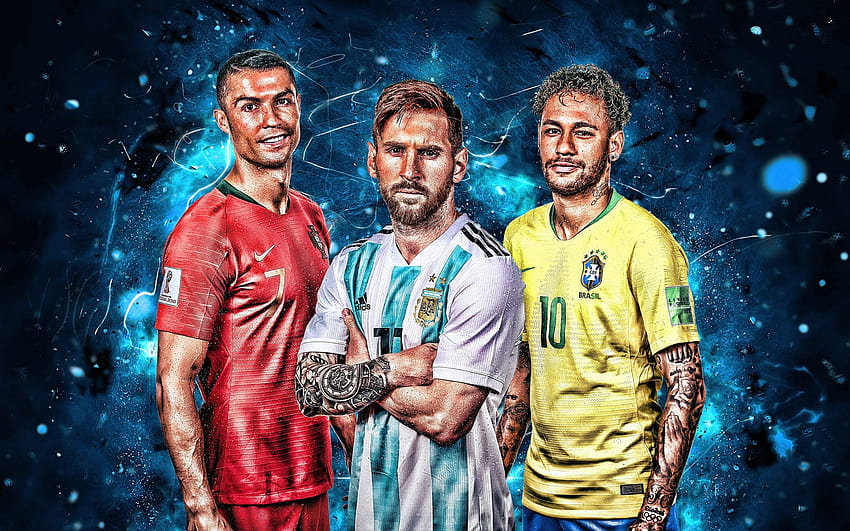 Soccer , Cristiano Ronaldo, Lionel Messi, Neymar • For You For & Mobile HD wallpaper