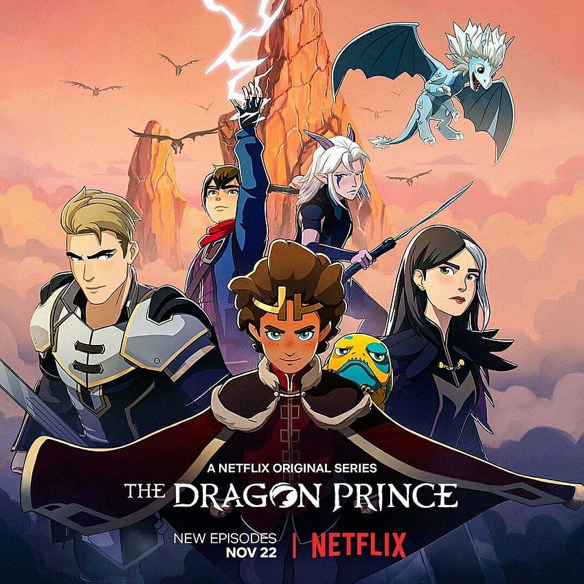 Póster de la temporada 3 del príncipe dragón, rayla fondo de pantalla del teléfono