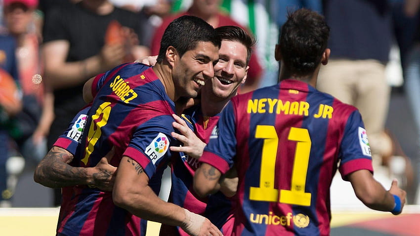 Barcelona Luis Suarez Neymar Messi Barcelona Cordoba, msn messi neymar suarez HD wallpaper
