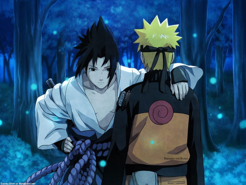 sasuke y naruto, sasuke uchiha contra naruto uzumaki shippuden fondo de pantalla