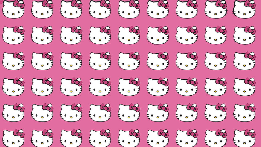 różowa estetyka hello kitty Tapeta HD