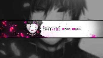 Youtube Banner Template No Text Awesome Anime Youtube Banner Template No  Text  Youtube banners Youtube channel art Youtube banner template
