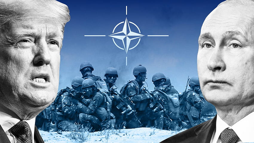 Biurokracja, radia i tory kolejowe: bitwa NATO w celu powstrzymania Rosji, żołnierze NATO Tapeta HD