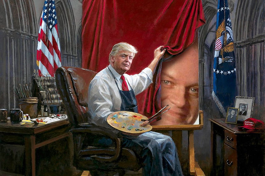 Donald Trump Funny diposting oleh Ethan Peltier, meme truf Wallpaper HD