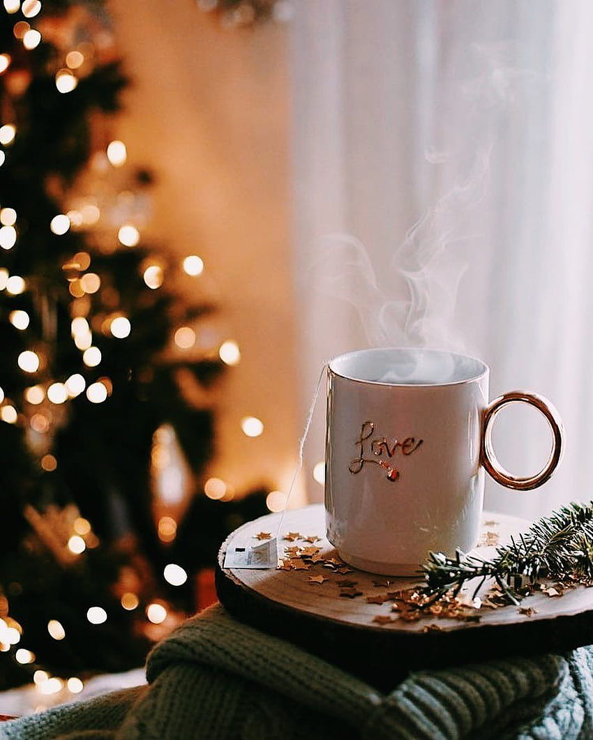 204 Likes, 0 Comments, coffee shop christmas HD phone wallpaper