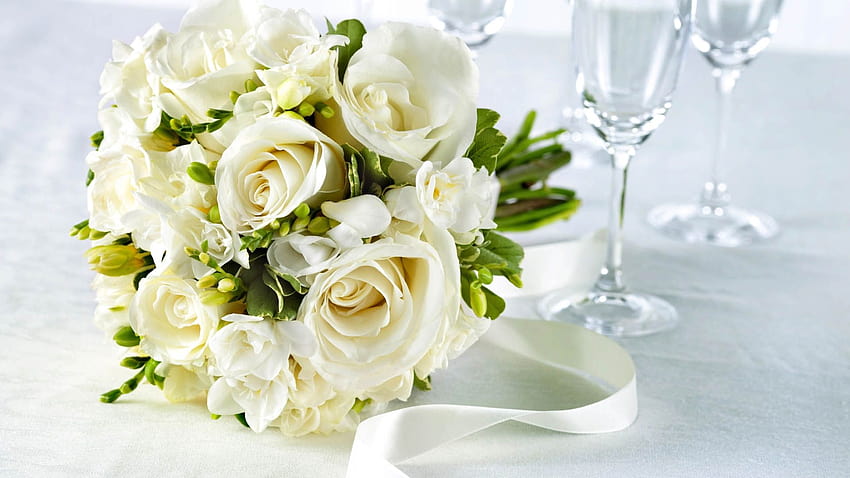 : white, rose, plant, decoration, petal, floristry, flower bouquet, flower arranging, floral design, cut flowers, centrepiece 1920x1080 HD wallpaper