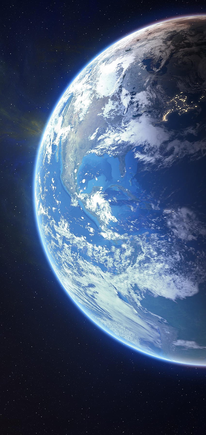 Erde/aus dem Weltraum, 1440 x 3040 HD-Handy-Hintergrundbild