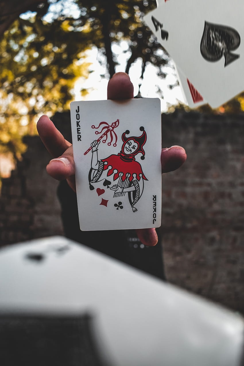 100 Joker Card, card magic HD phone wallpaper