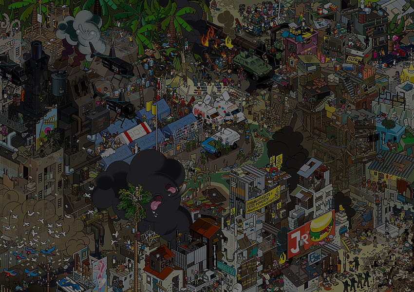 Pixelkunst, eboy HD-Hintergrundbild