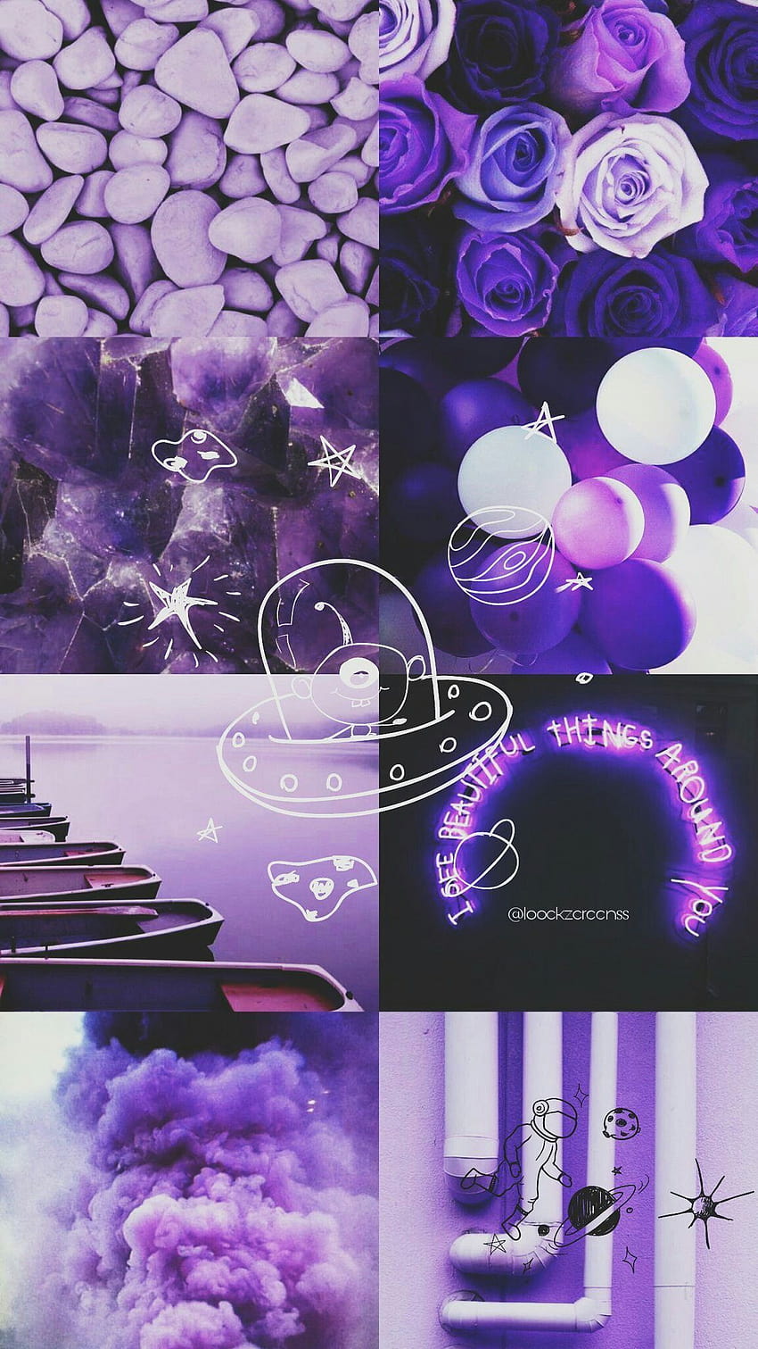 Pin oleh Fazahaa di Aesthetic, ungu tumblr HD phone wallpaper