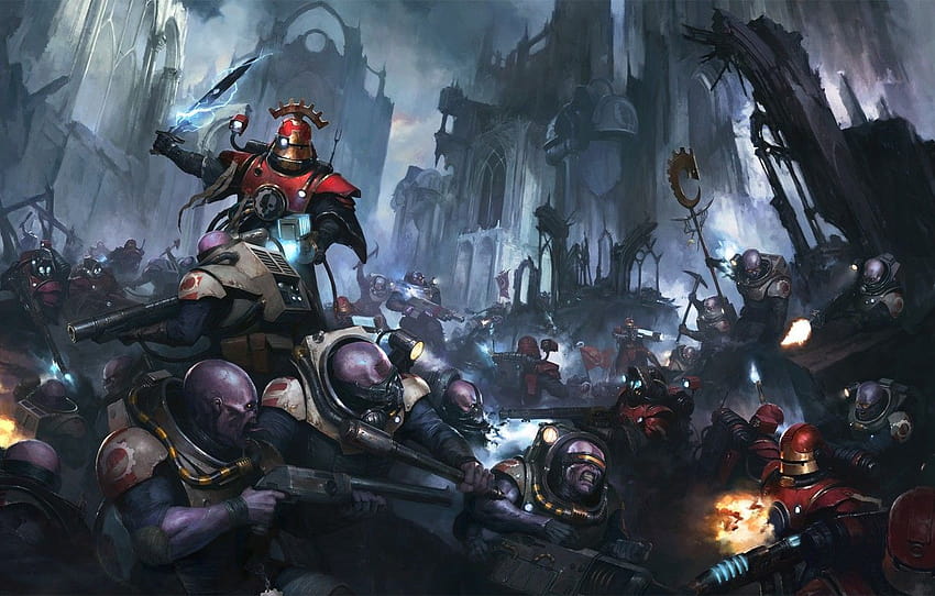 the genestealers, Warhammer 40 000, forge world, Adeptus Mechanicus, sicarii , section фантастика HD wallpaper