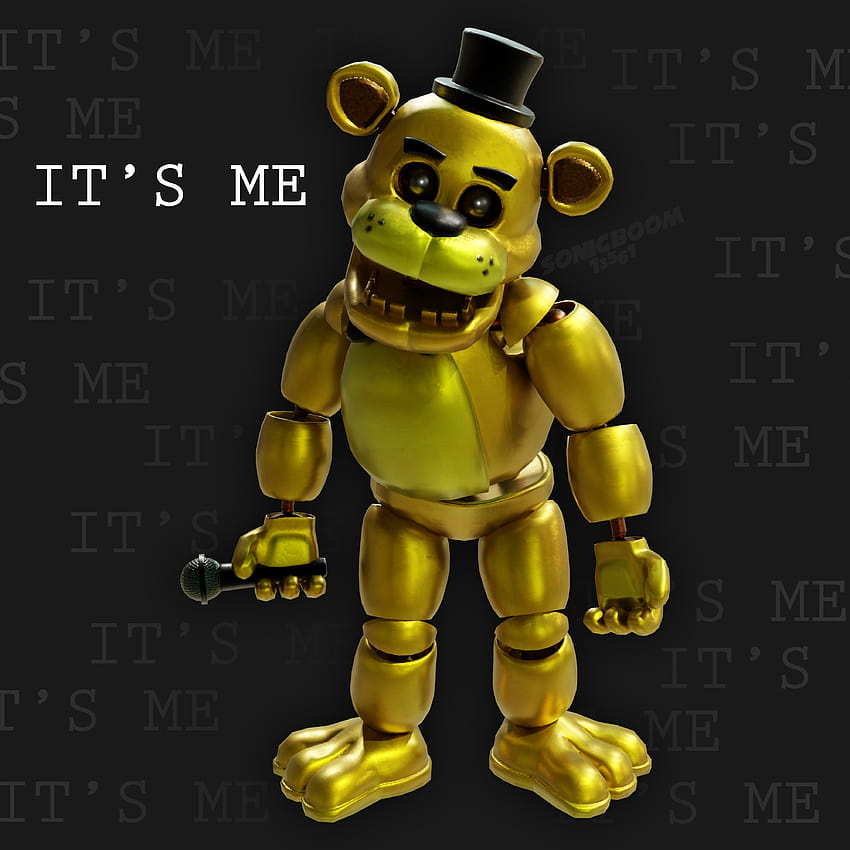 SonicBoom13561, fnaf freddy dorado fondo de pantalla del teléfono