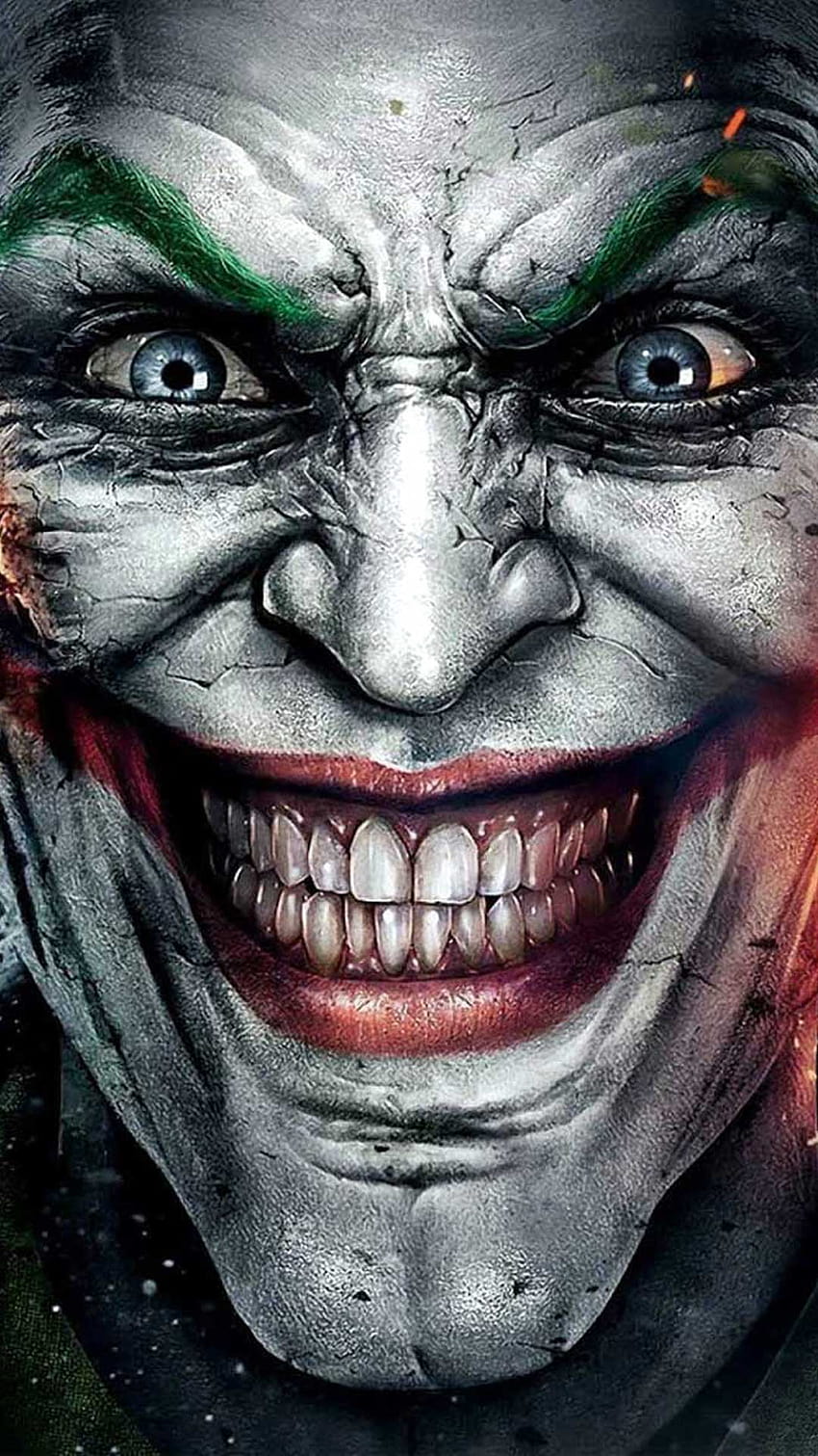 Joker visage du diable 3D Fond d'écran de téléphone HD