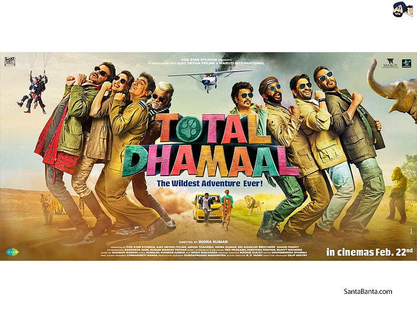 Total Dhamaal Movie HD wallpaper