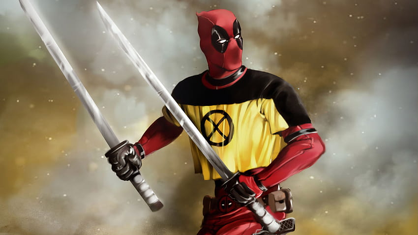 Deadpool Sword, Superheroes, Backgrounds, deadpool swords HD wallpaper