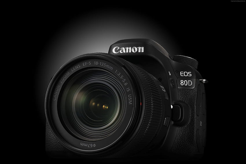 Canon EOS 80D, lens EF, reflex HD wallpaper