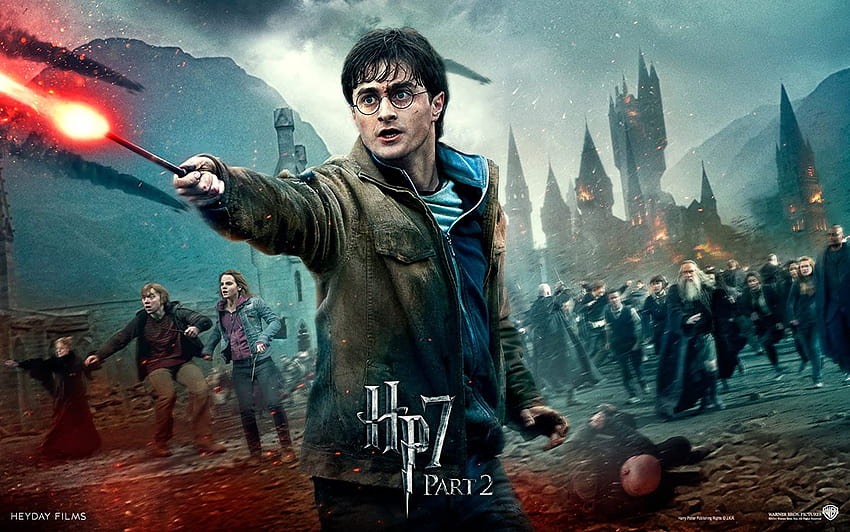  Harry Potter and The Deathly Hallows - Póster de película (24  pulgadas x 36 pulgadas) : Hogar y Cocina