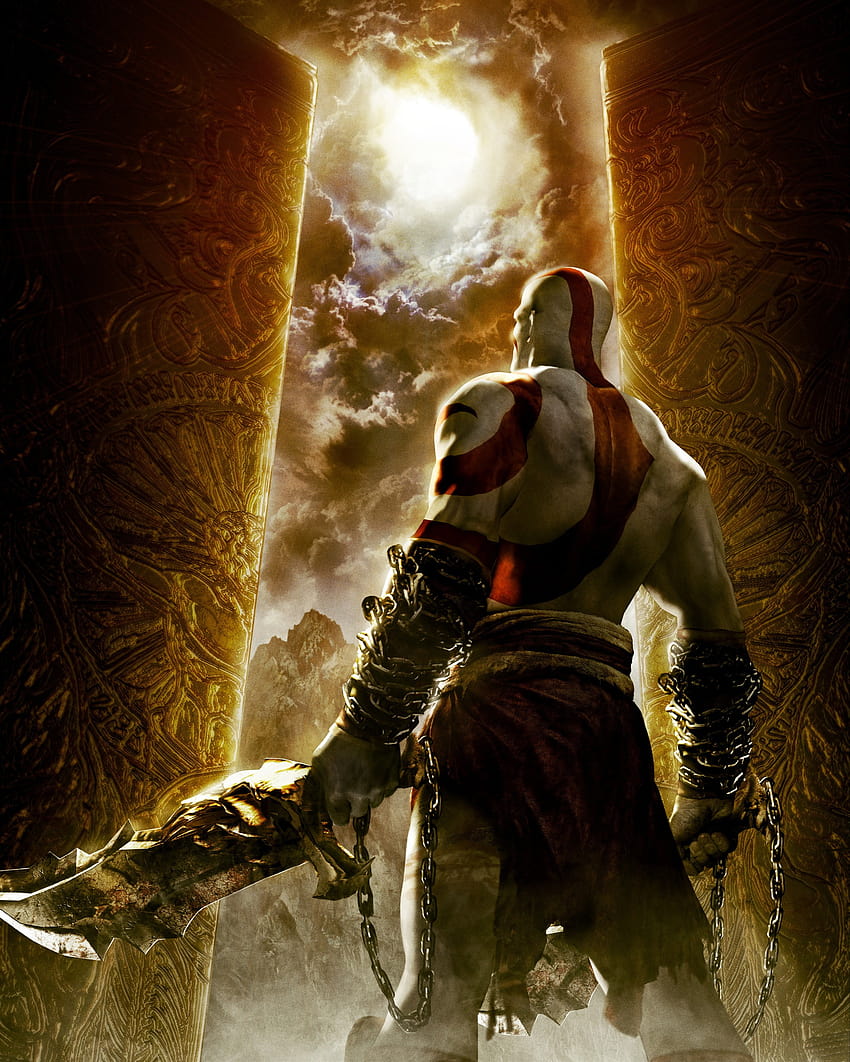 God Of War Kratos, God of War, God of War: Chains of Olympus, bóg wojny iphone 6 Tapeta na telefon HD
