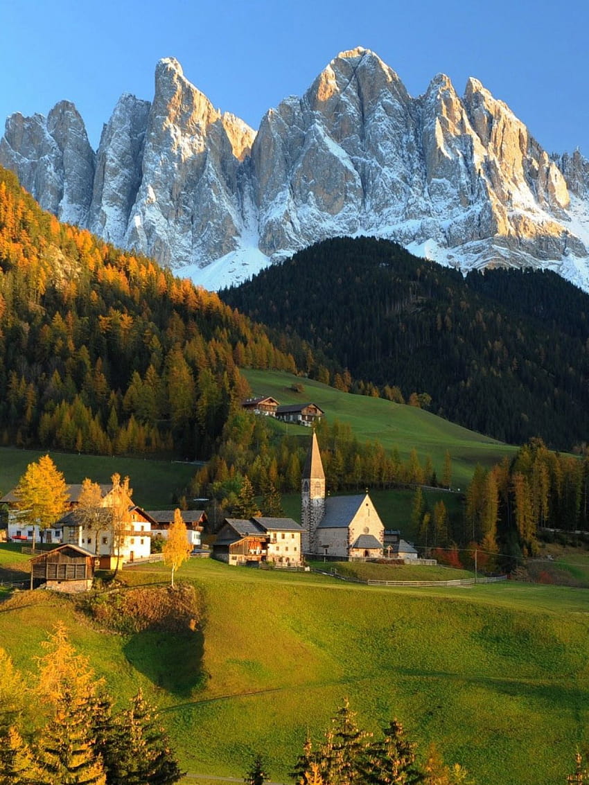 Szwajcaria Alpy Komórka, telefon z klawiaturą Tapeta na telefon HD