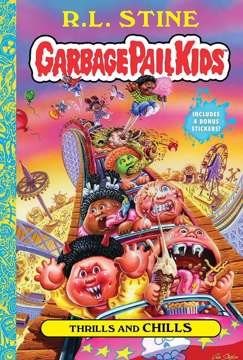 Garbage Pail Kids: R.L. Stine이 그의 두 번째 GPK 소설, Thrills and Chills HD 전화 배경 화면