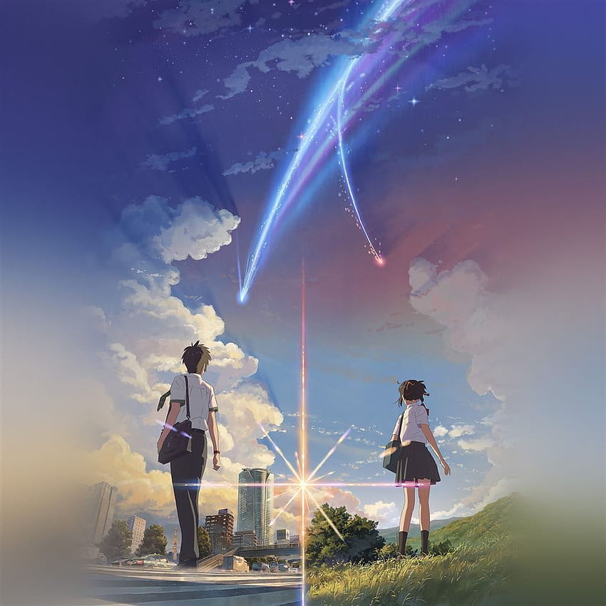 Boy And Girl Anime Art Spring Cute iPad Air, anime spring ipad HD phone wallpaper