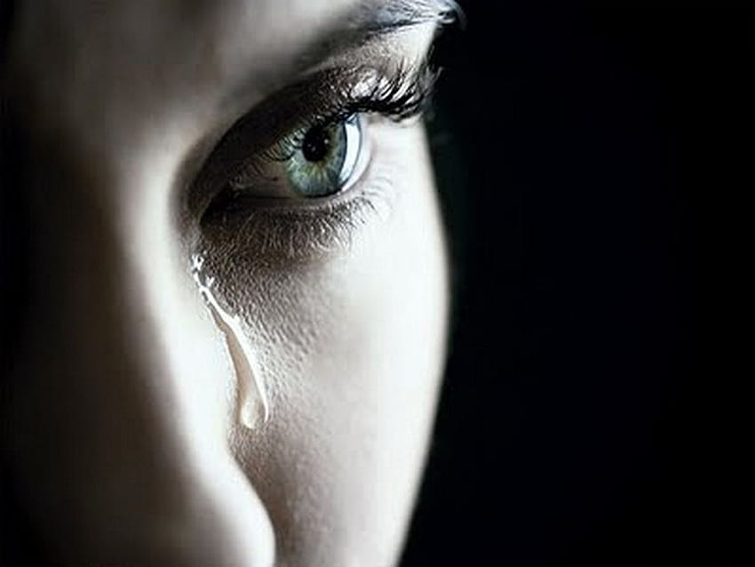 คนเศร้าร้องไห้ตาคนร้องไห้ วอลล์เปเปอร์ HD