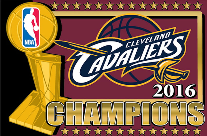 Logo der Cleveland Cavs 2016 Champs HD-Hintergrundbild