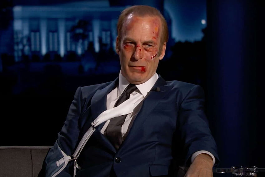 Bob Odenkirk Arrives All Bruised Up on Jimmy Kimmel Live! HD wallpaper