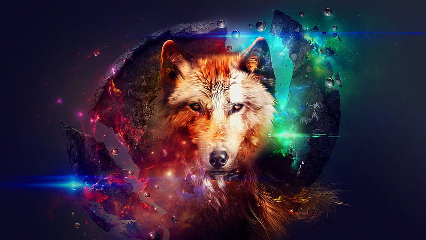 Abstravto wolf, wolf 3d HD wallpaper | Pxfuel