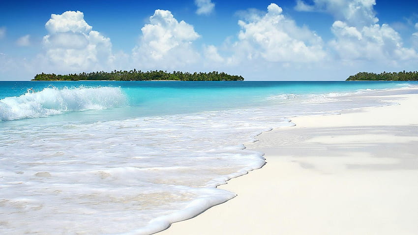 Hình nền bãi biển 3D - Cập nhật cho màn hình của bạn một hình nền hoàn hảo với bãi biển 3D. Chỉ từ một hình ảnh, bạn sẽ cảm nhận được sự mát mẻ bên dòng nước trong xanh và cát trắng dài tới chân trời. Hãy tải ngay hình nền bãi biển 3D để mang những khoảnh khắc đẹp đến thiết bị của mình.