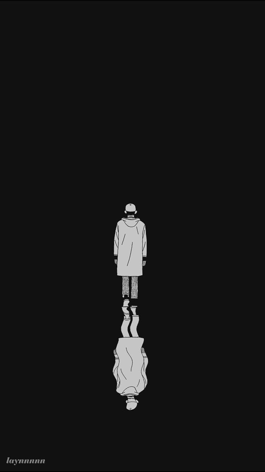 Pin auf traurig allein, dunkle traurige Anime-Ästhetik HD-Handy-Hintergrundbild